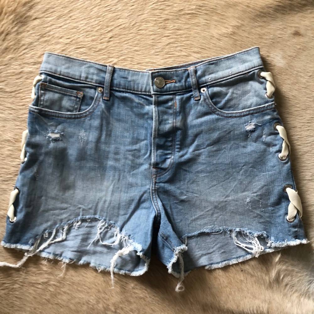 Express denim shorts